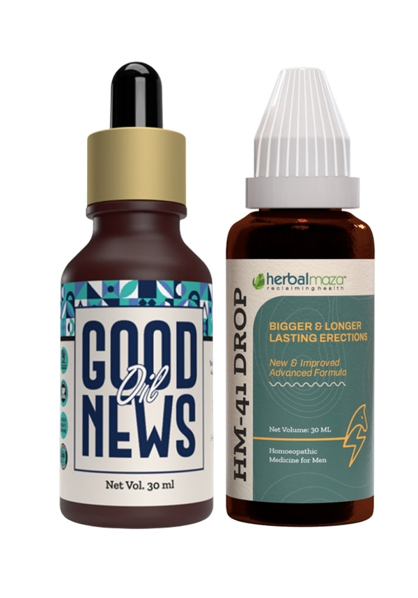 HM-41 + Good News Oil™ – Natural Men’s Fertility Booster Pack