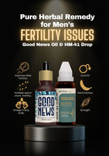 HM-41 + Good News Oil™ – Natural Men’s Fertility Booster Pack