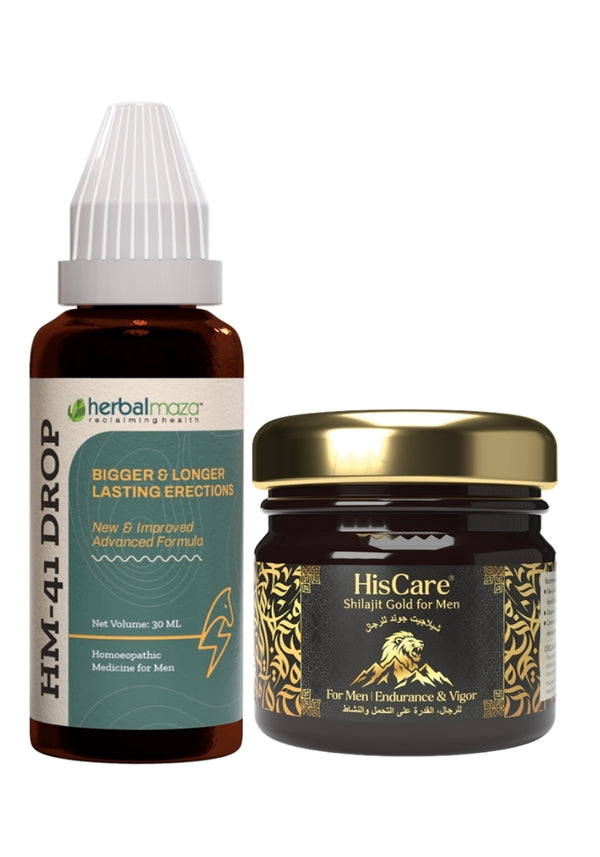 HM-41 + HisCare Shilajit Gold Combo