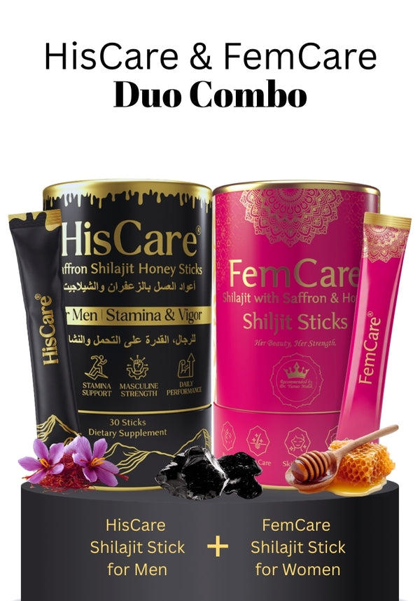 Couple Wellness Combo with Shilajit & Saffron