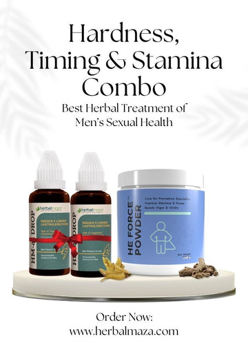 HM-41 Drops + He-Force Powder Combo for Male Vitality (Pack of 2)
