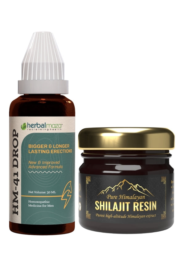 HM-41 Drops & Shilajit Resin