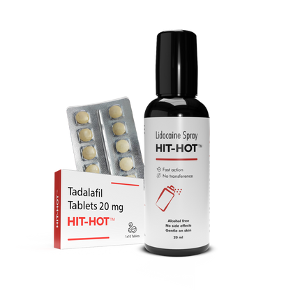 Hit Hot Combo - ( Long Last Spray 20ml with Chewable Tablets 10 tablets/pack )