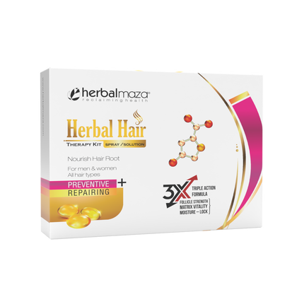 Hair Loss Treatment Combo Pack Leech hair Oil, Ugain Spray and Shampoo
